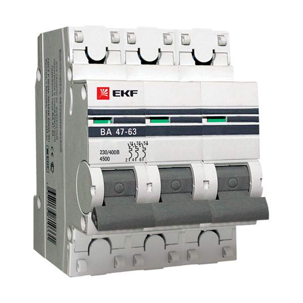 Автомат ВА 47-63 3п ЭТП 63А D ETP
