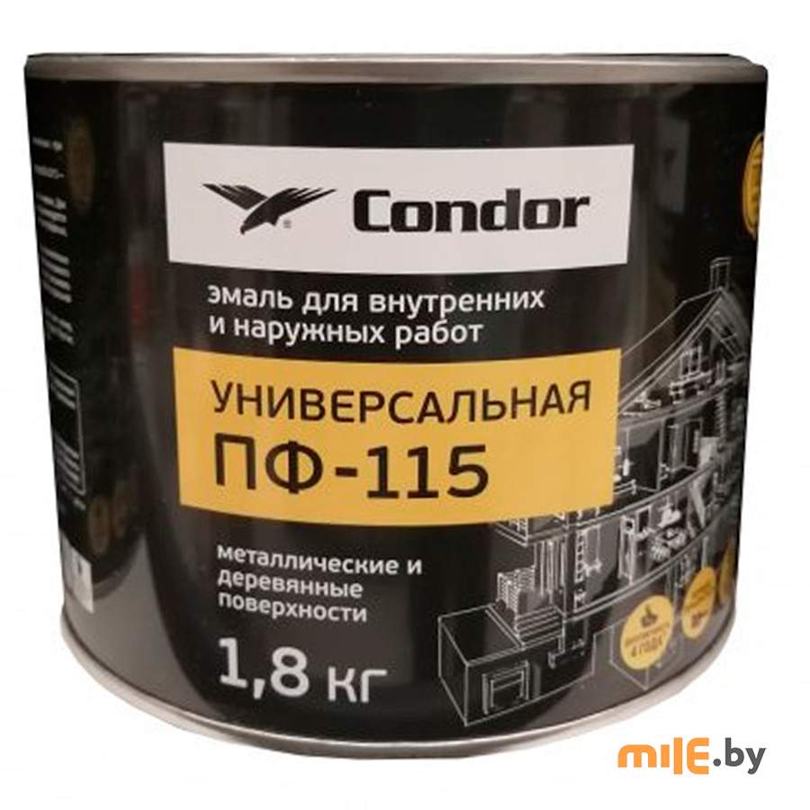 Эмаль Condor ПФ-115 бежевая 1,8 кг