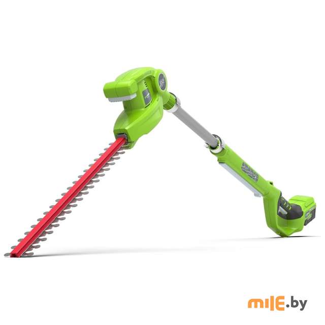 Кусторез штанговый аккумуляторный Greenworks G24PH51 (2300707)