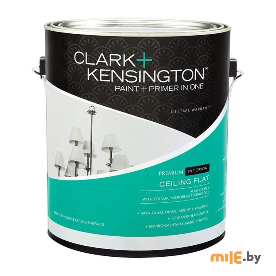 Краска для потолка Ace Clark+Kensington Ceiling White (124B129-6) 3,78 л
