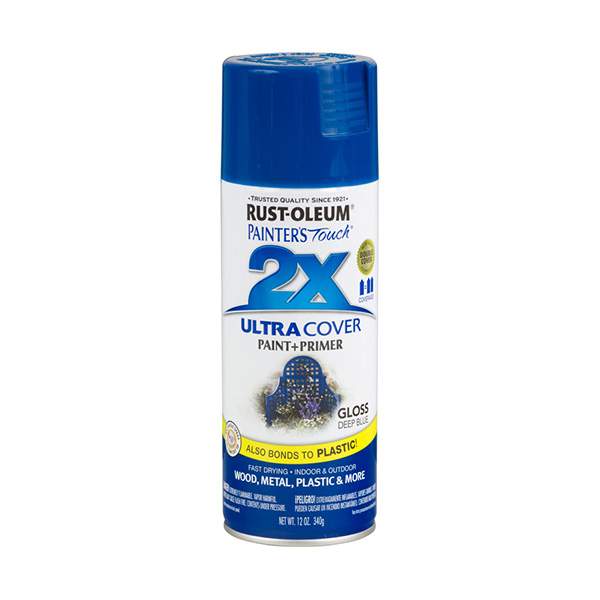Краска акрило-алкидная Rust-Oleum Painters Touch Ultra Cover 2X 249114 глянцевая (синий насыщен)