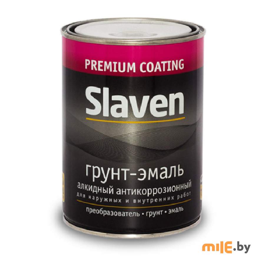 Грунт-эмаль Slaven серая 0,5 кг