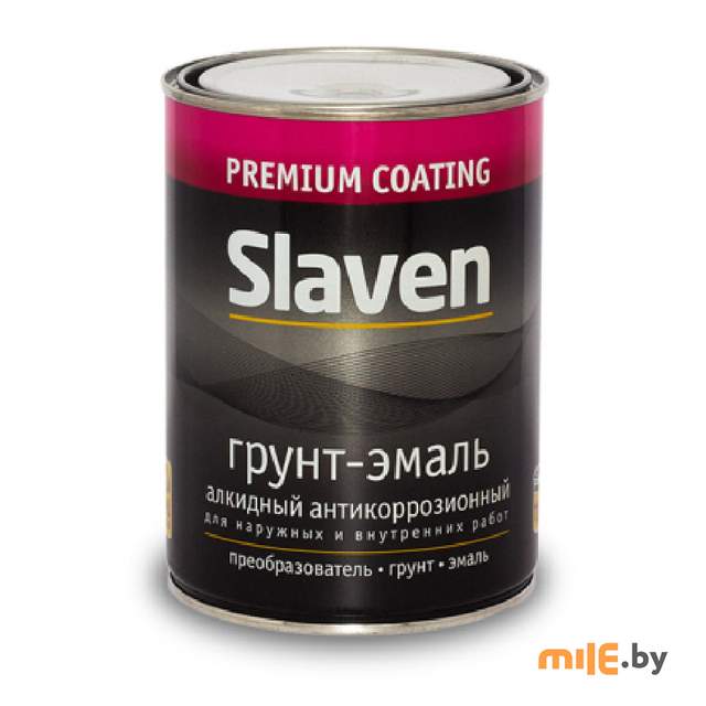Грунт-эмаль Slaven серая 0,5 кг