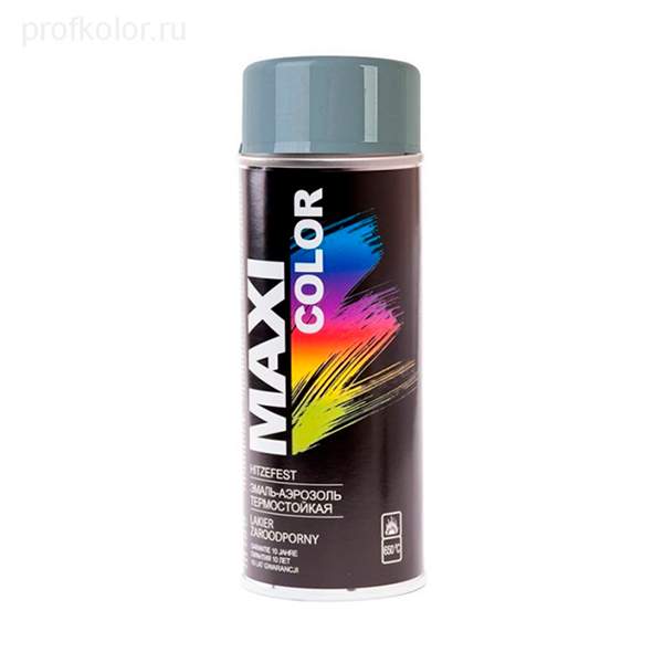 Аэрозольная эмаль Maxi Color универсальная 400 мл (серебристый)