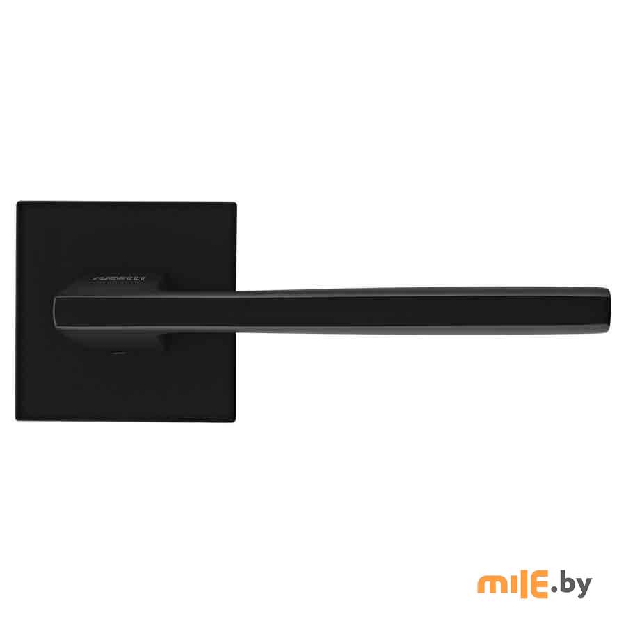 Ручка дверная на квадратной розетке Rucetti RAP 28 SLIM-S BL (9014610)