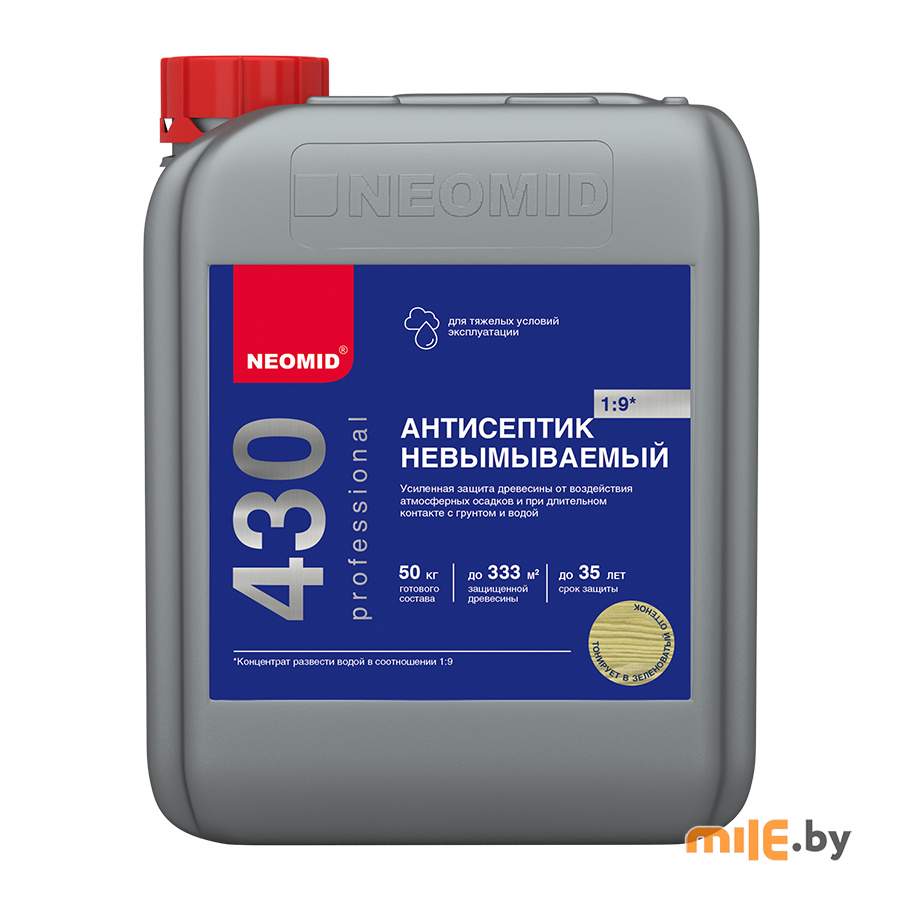 Консервант невымываемый для древесины NEOMID 430 Eco 5кг