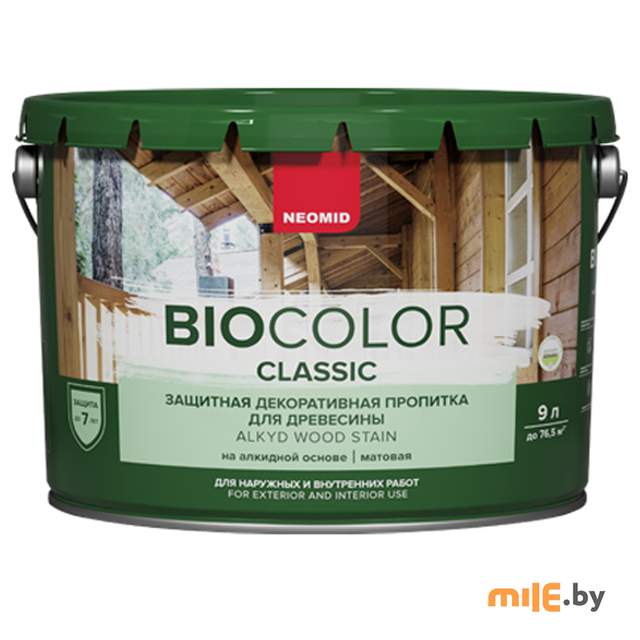 Защитная декоративная пропитка Neomid Bio Color Classic 9 л (дуб)