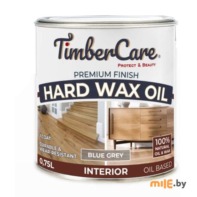 Защитное масло с твердым воском TimberCare 350063 (серый холодный) 0,75 л