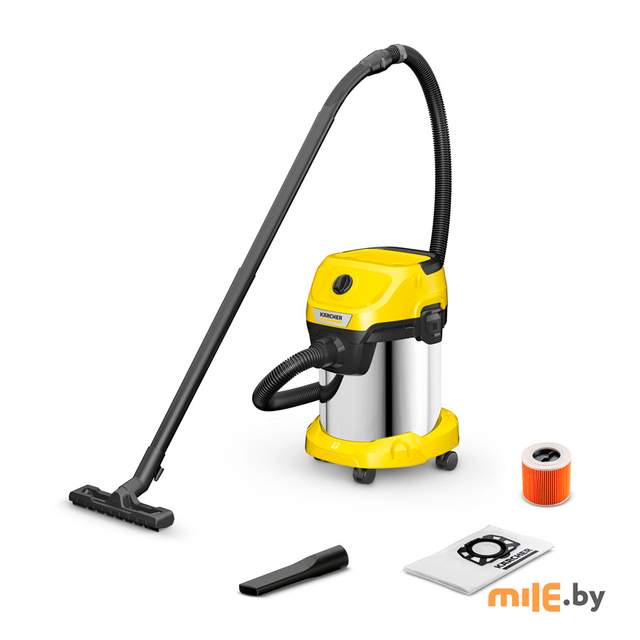 Пылесос сухой и влажной уборки Karcher WD 3 S V-17/4/20 (YSY) 1.628-135.0