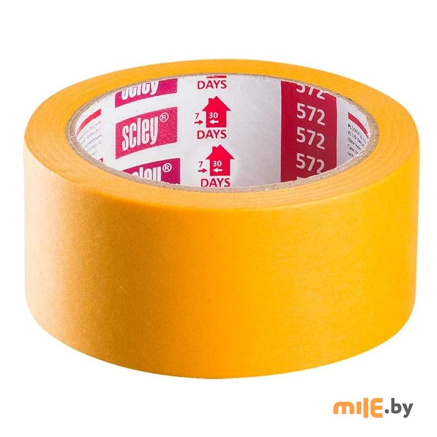 Лента малярная Scley 572 (0300-723338) желтый 38мм х 33м