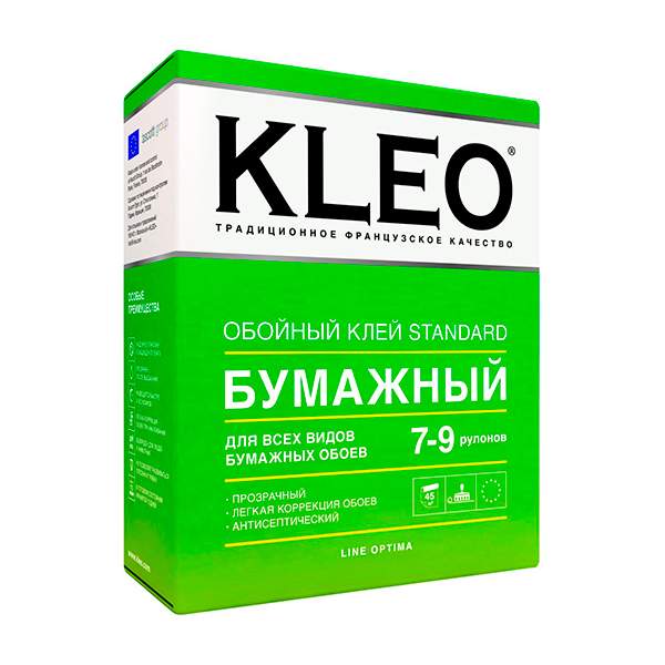 Клей для бумажных обоев Kleo Стандарт 7-9 160 г
