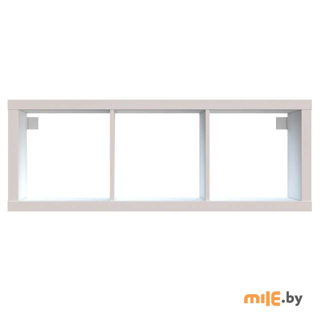 Стеллаж Mebelain (00012) Фора 3 белый 112x38x41 см