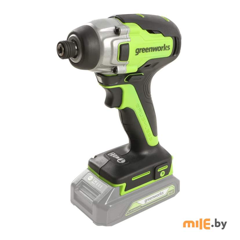 Винтоверт ударный аккумуляторный Greenworks GD24ID3 (3802807)