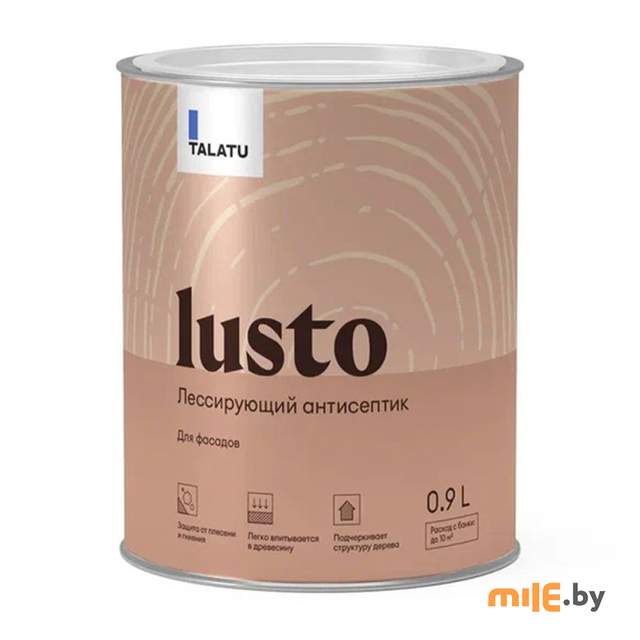 Антисептик лессирующий Talatu Lusto 0,9 л