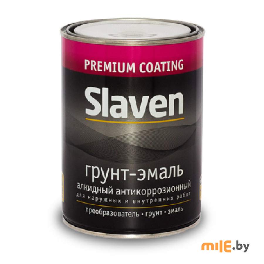 Грунт-эмаль Slaven белая 0,5 кг