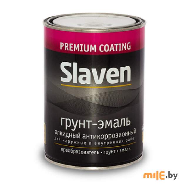 Грунт-эмаль Slaven белая 0,5 кг