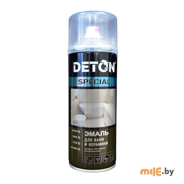 Эмаль алкидная Deton Special для ванн и керамики (белый) 520 мл