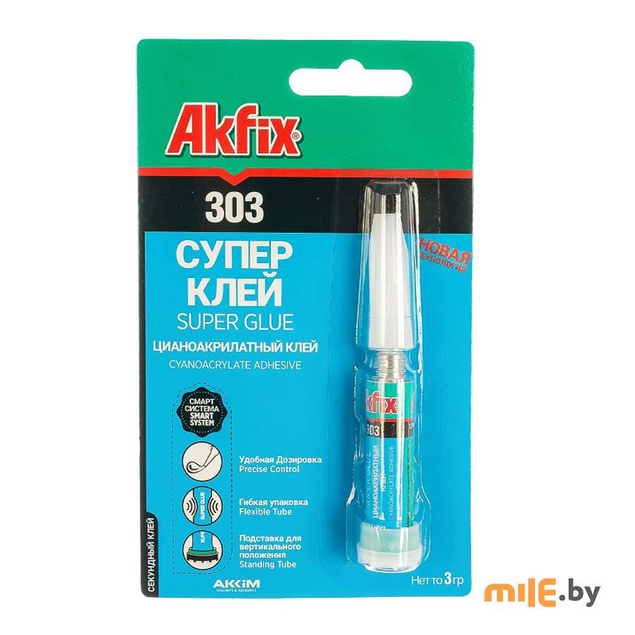 Супер клей Akfix 303 3 г