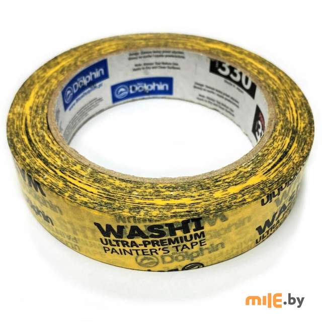 Малярная лента Blue Dolphin на рисовой бумаге Washi 300-1-03 38мм x 50м