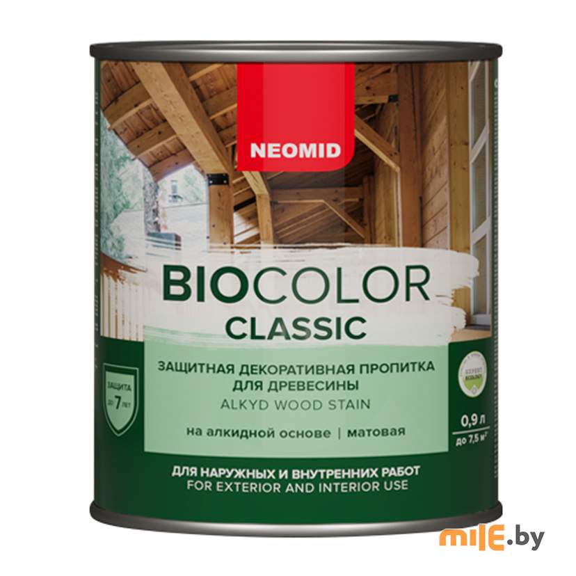 Защитная декоративная пропитка Neomid Bio Color Classic 0,9 л (тик)