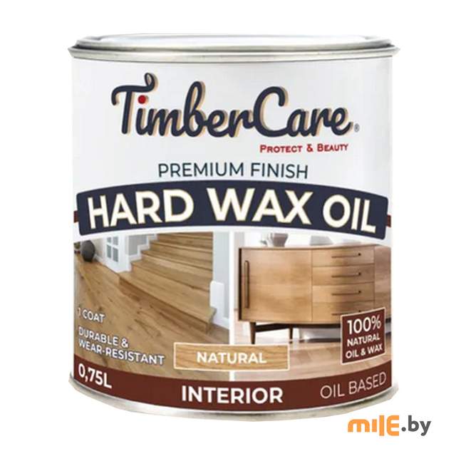 Защитное масло с твердым воском TimberCare 350059 (натуральный) 0,75 л