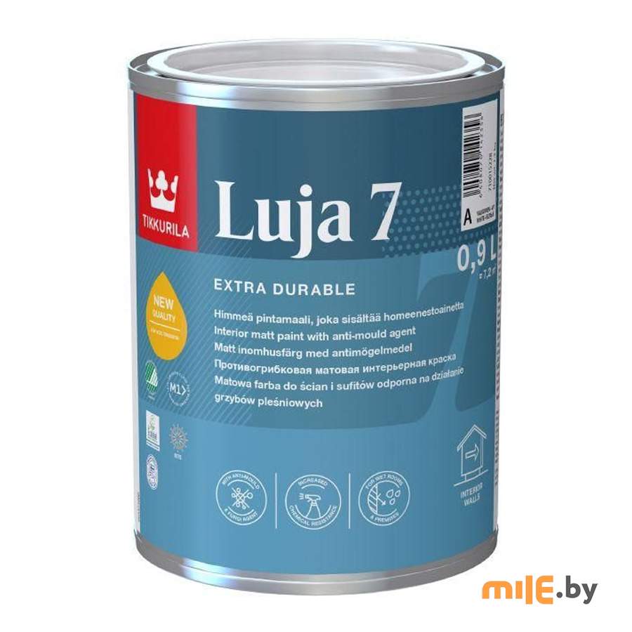 Краска акрилатная Tikkurila Luja (Луя) 7 0,9 л матовая