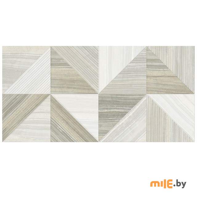 Плитка декор Beryoza Ceramica Palissandro Geo оливковый 600х300