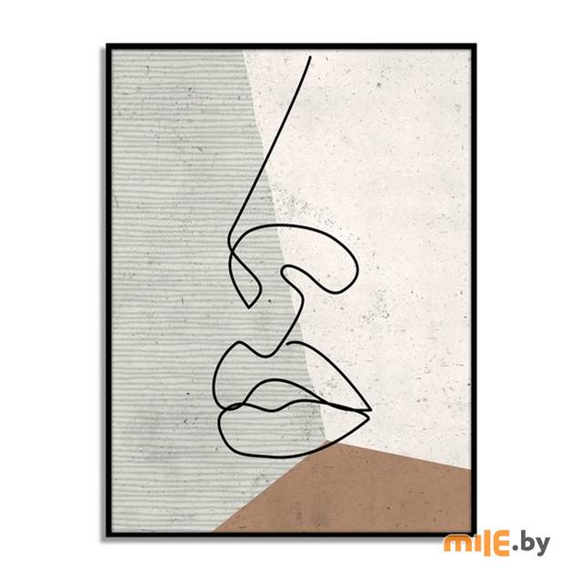 Репродукция на холсте в рамке Orlix Губоньки CA-12572 (60x80 см)