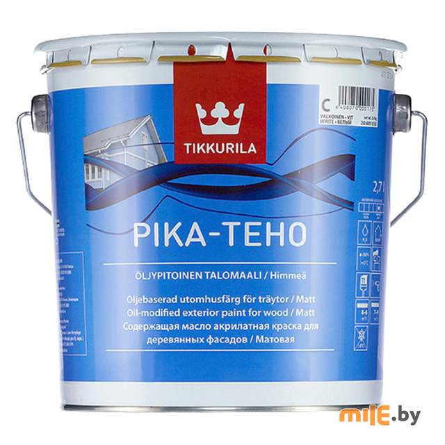 Краска для дерева Tikkurila Pika-Teho С 2,7 л