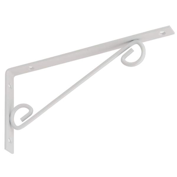 Кронштейн прямой 250x125 белый 526901 WOP250