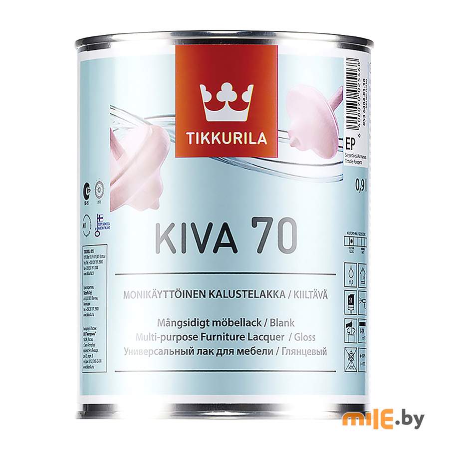 Лак акрилатный Tikkurila Kiva 0,9 л