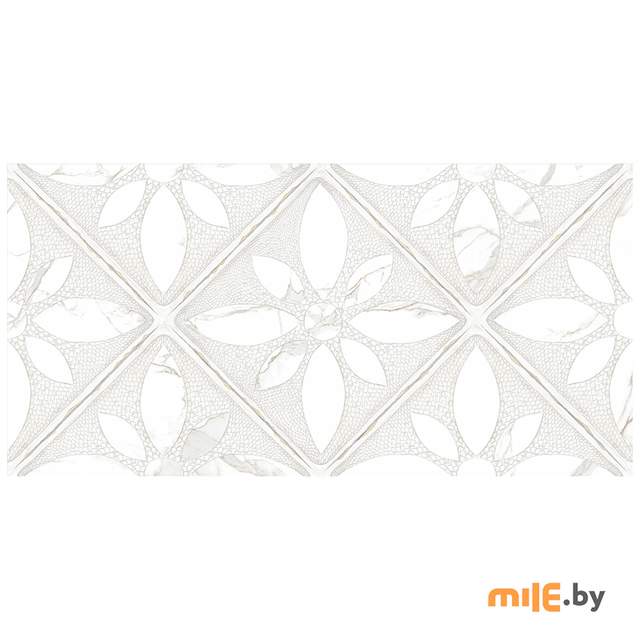 Плитка декор Beryoza Ceramica Alcazar Fresco белый 600х300