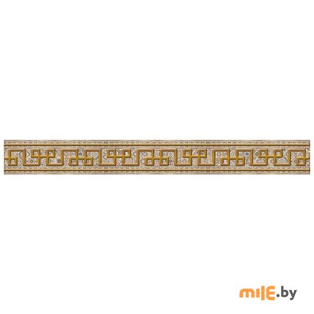 Фриз керамический Belani Измир кофейный 500x54