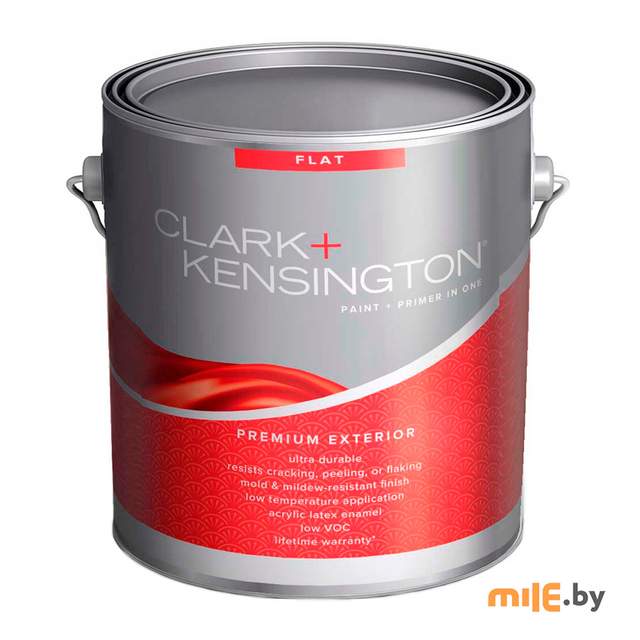 Фасадная краска-грунт Ace Clark+Kensington 2в1 106А310 (Super Premium Ultra White) 3,78 л