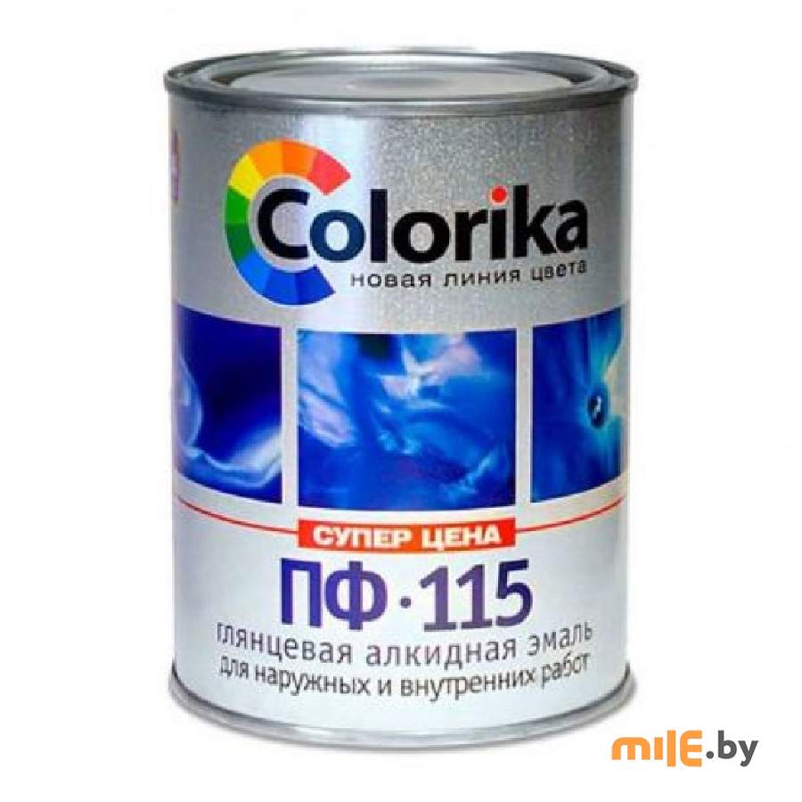 Эмаль ПФ-115 Colorika ярко-зеленая 0,8 кг