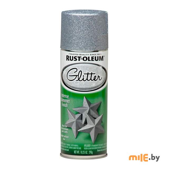 Глиттер-спрей покрытие Rust-oleum 267734 (серебро)