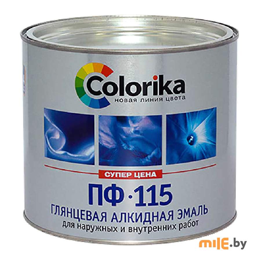 Эмаль ПФ-115 Colorika коричневая 1,8 кг