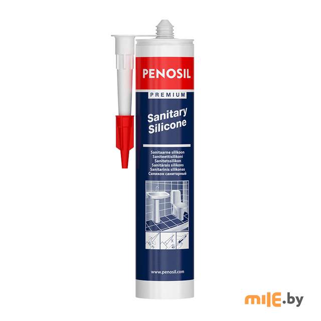 Герметик силиконовый Penosil Premium Sanitary Silicone, прозрачный 280 мл