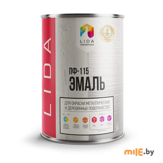 Эмаль Lida ПФ-115 1 кг (бежевый)