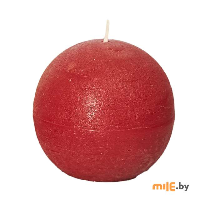 Свеча Melt декоративная (7,5 см) красная