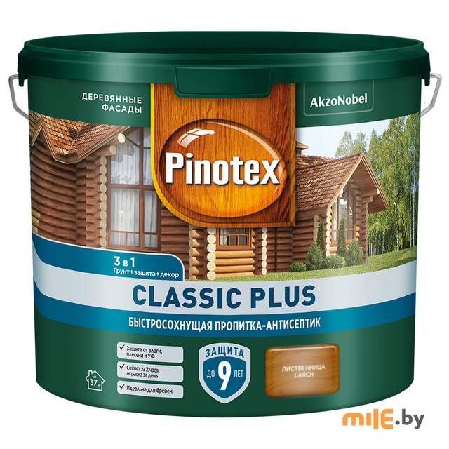 Антисептик Pinotex Classic Plus 3 в 1 (5727617) 2,5 л лиственница