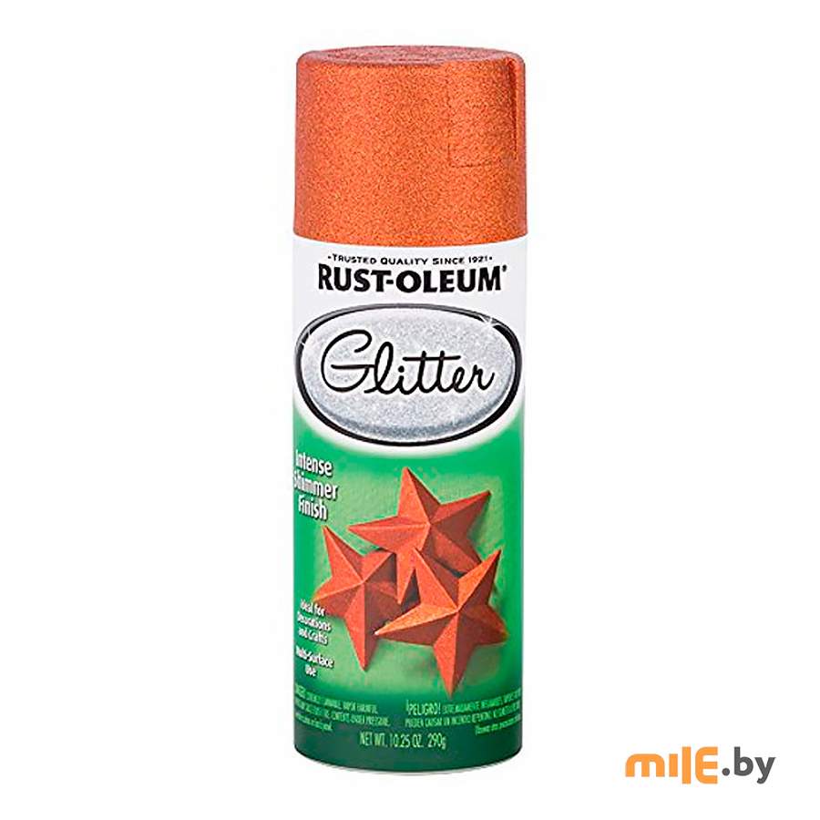 Глиттер-спрей Rust-Oleum 299422 (искрящийся апельсин)