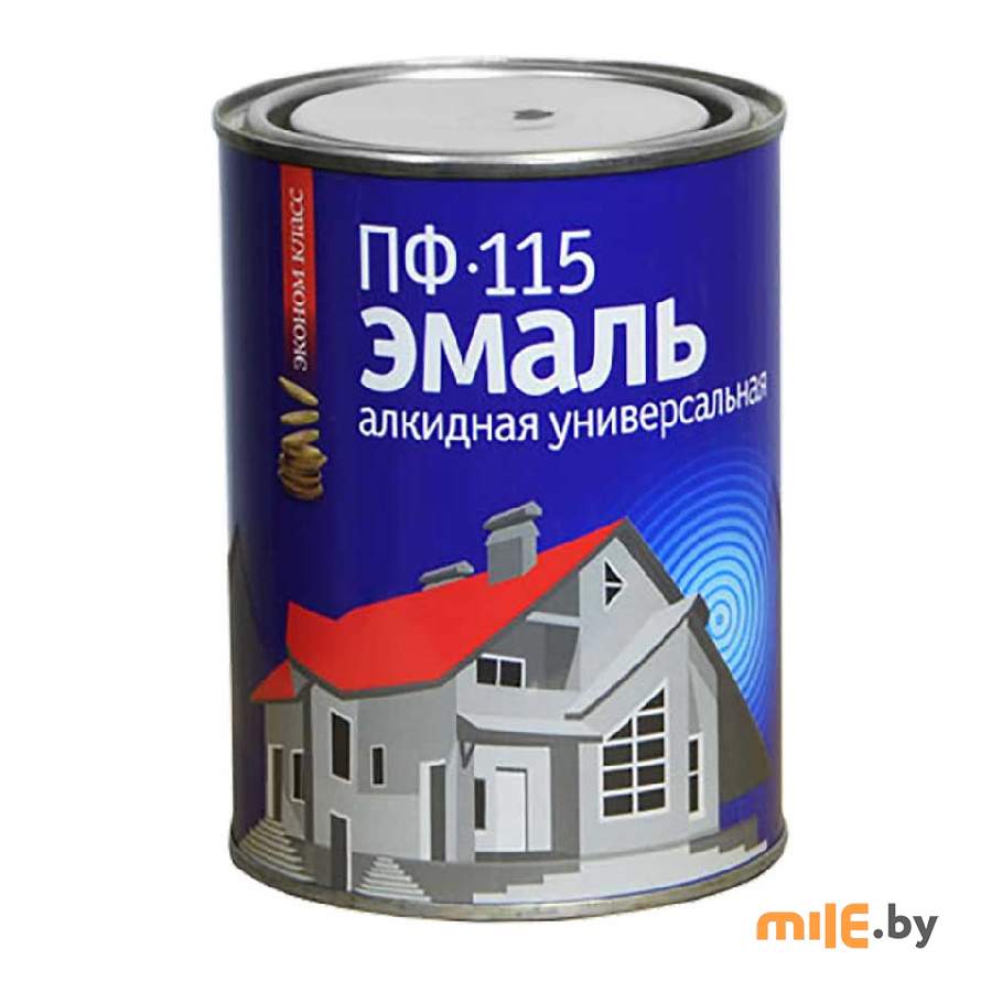 Эмаль Эконом ПФ-115 алкидная универсальная серая 0,8 кг