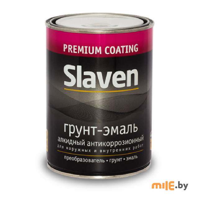 Грунт-эмаль Slaven красная 0,5 кг