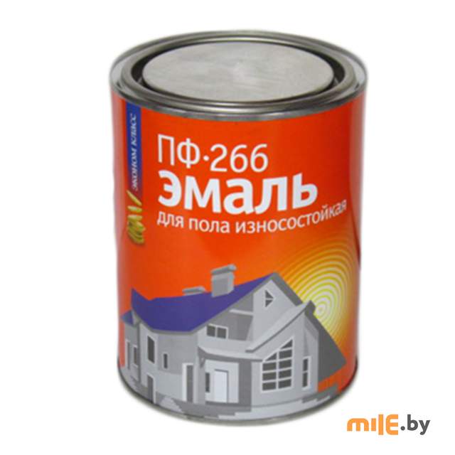 Эмаль для пола Эконом ПФ-266 золотисто-коричневая 1,8 кг