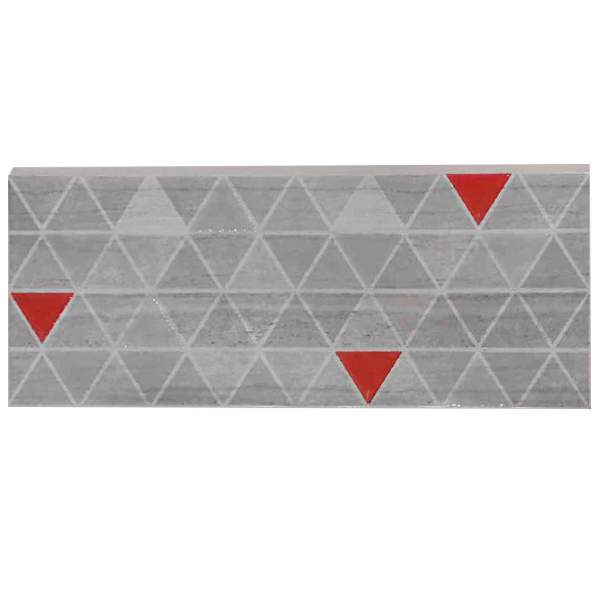 Бордюр керамический Cerrol Malbo Grey Mosaic Listwa серый 500x50