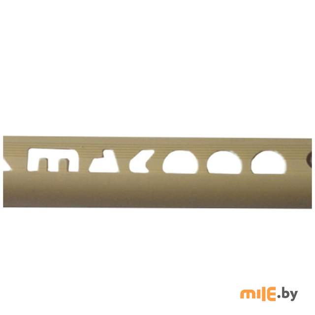 Угол для плитки наружный Mak 033 9 мм х 2,5 м кремовый