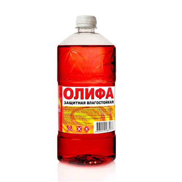Олифа Вершина влагостойкая 1 л (красно-коричневый)
