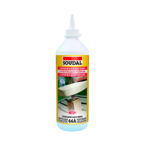 Клей для дерева суперводостойкий Soudal D4 66A бежевый 250 г