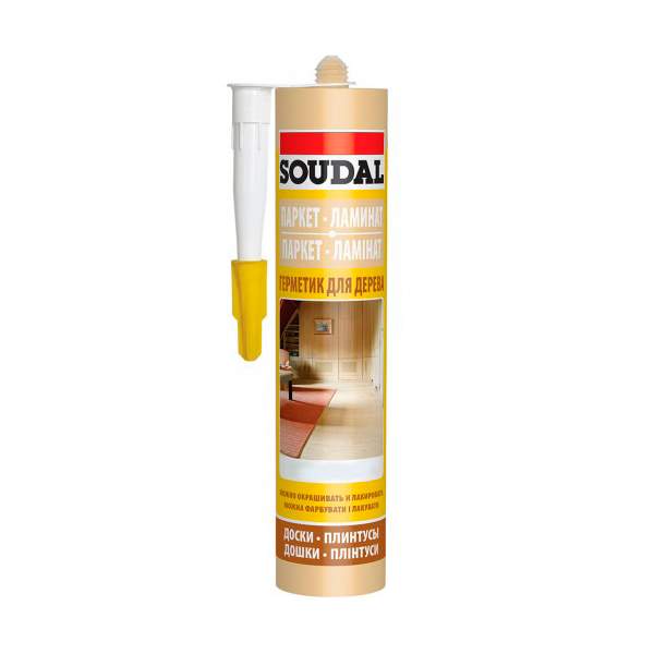 Герметик акриловый для дерева Soudal (клён) 280 мл